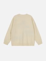 Aelfric Eden Aelfric Eden Cat Sweater Oversized Streetwear Knit