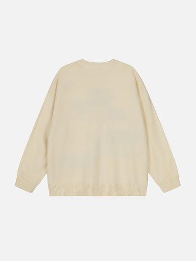 Aelfric Eden Aelfric Eden Cat Sweater Oversized Streetwear Knit