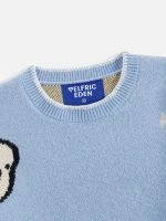 Aelfric Eden Aelfric Eden Goose Jacquard Sweater Streetwear Pullover