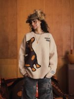 Aelfric Eden Aelfric Eden Hand Drawn Dachshund Jacquard Sweater