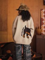 Aelfric Eden Aelfric Eden Hand Drawn Dachshund Jacquard Sweater