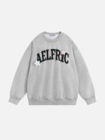 Aelfric Eden Aelfric Eden Print Eden Star Sweatshirt Oversized Streetwear
