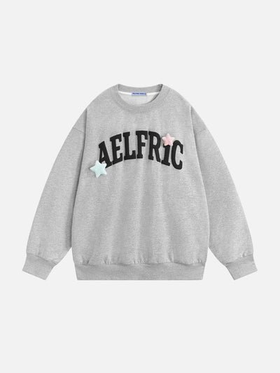 Aelfric Eden Aelfric Eden Print Eden Star Sweatshirt Oversized Streetwear